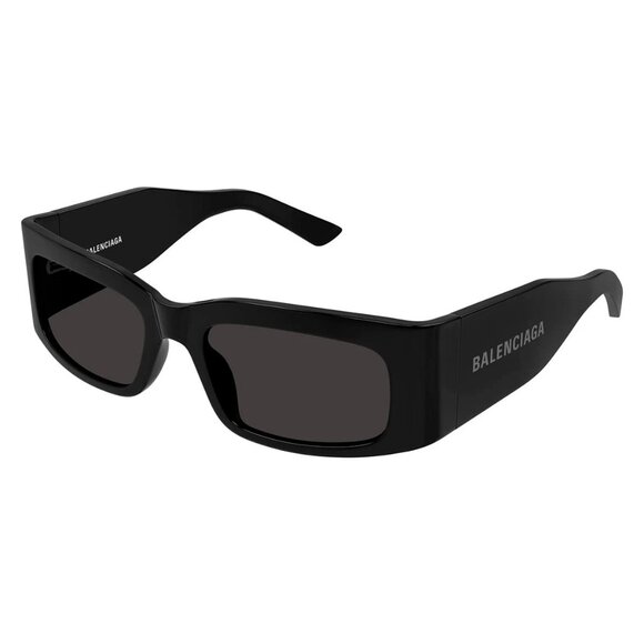 NEW BALENCIAGA SUNGLASSES BB0328S 001 BLACK WOMEN EYEWEAR - Picture 1 of 4